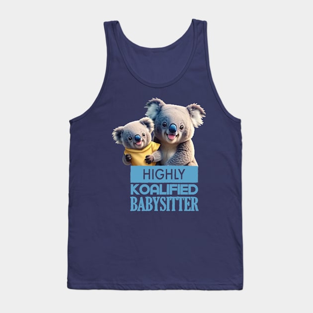 Just a Highly Koalified Babysitter Koala 2 Tank Top by Dmytro